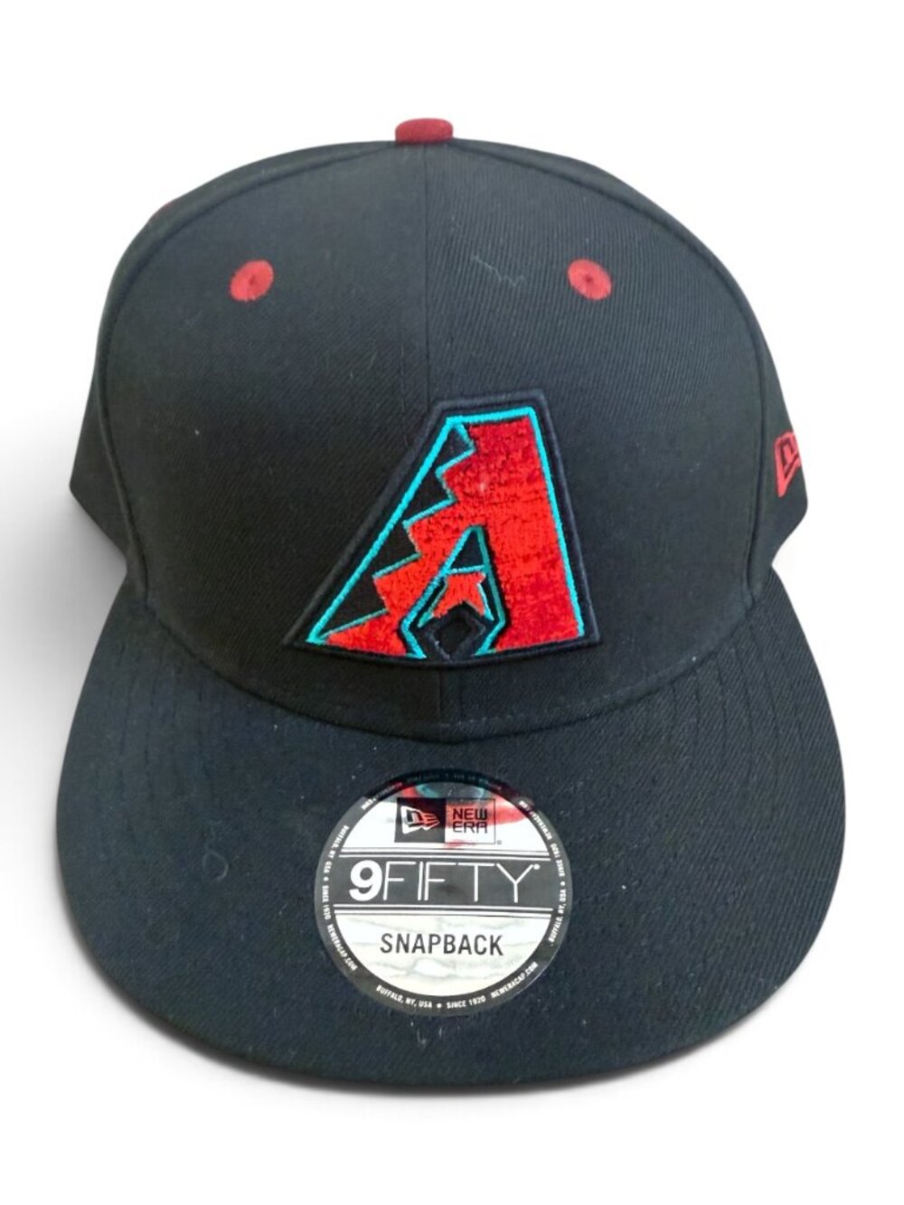 New Era 9Fifty Arizona Diamondbacks Snapback Hat - OS - Black/Red